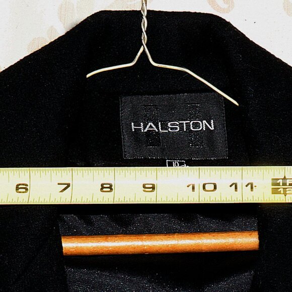 Vintage Halston sz 10 fully lined winter maxi coat - Picture 4 of 5